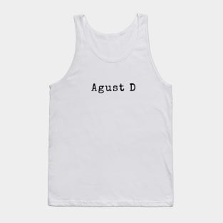 Agust D - D Day World Tour exclusive (front back printed) Tank Top